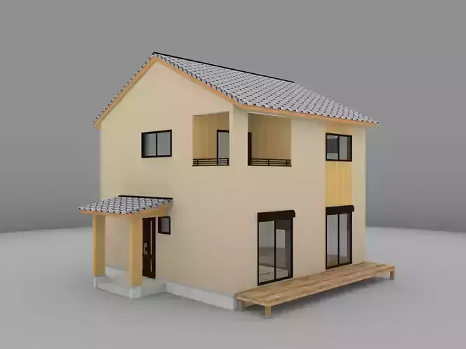House model for background 48