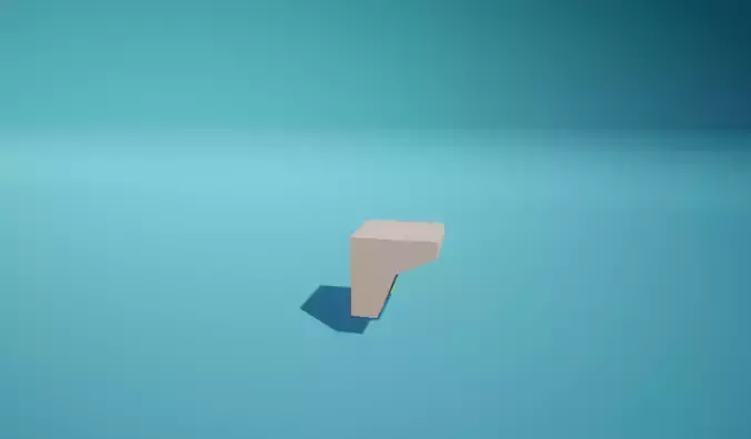 Ledge Free low-poly 3D model