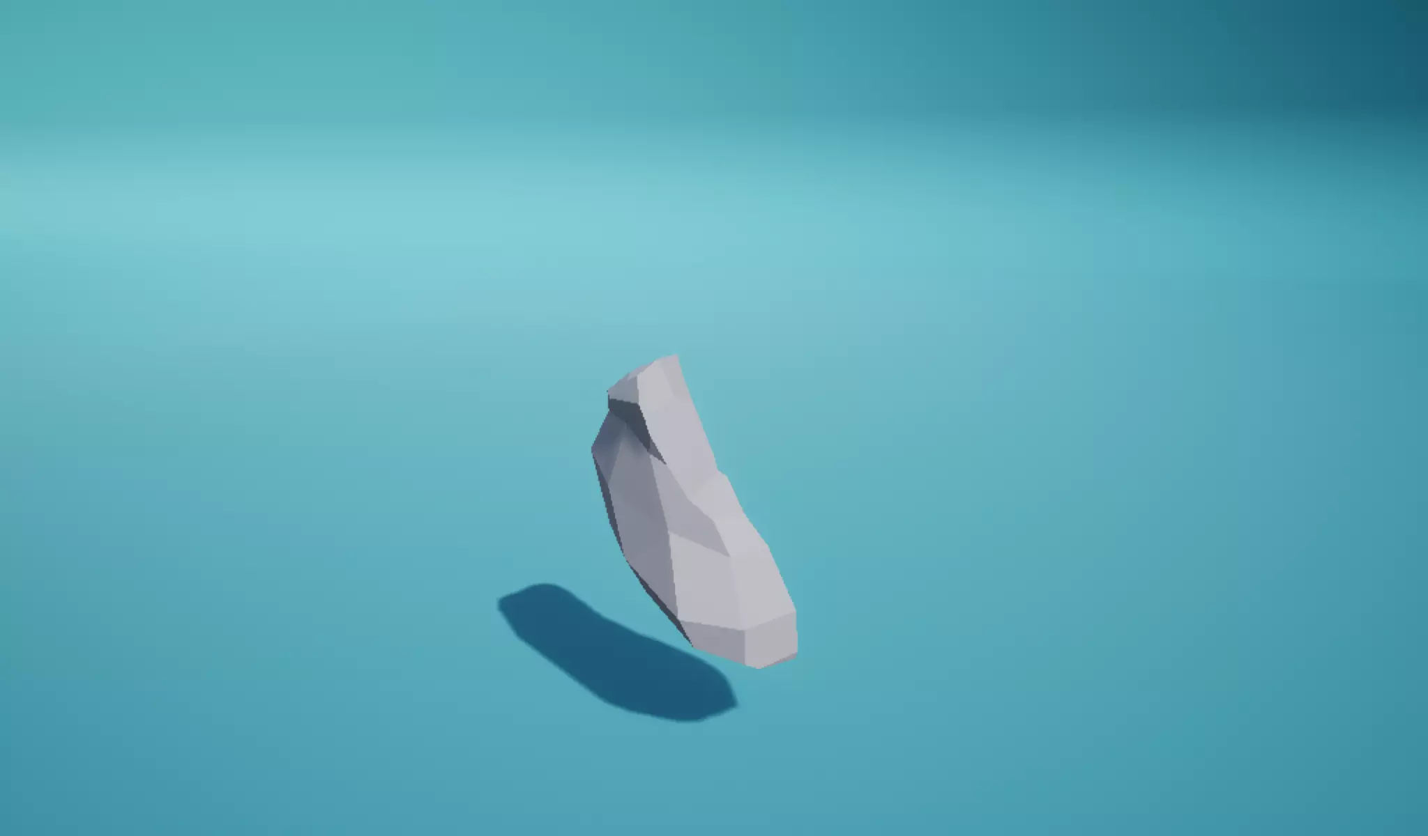 Statue Seahorse Ruined Piece2 Free low-poly 3D model_0