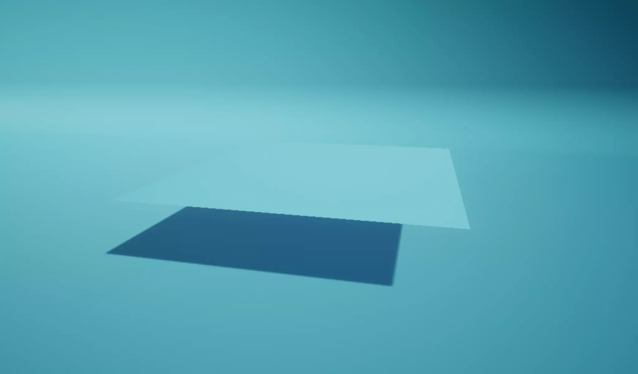 Ocean square of glass Free low-poly 3D model_0