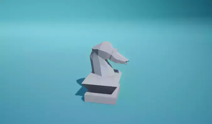 Statue Seahorse Bust