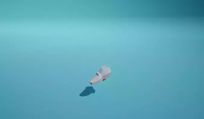 Statue Seahorse Ruined Piece1