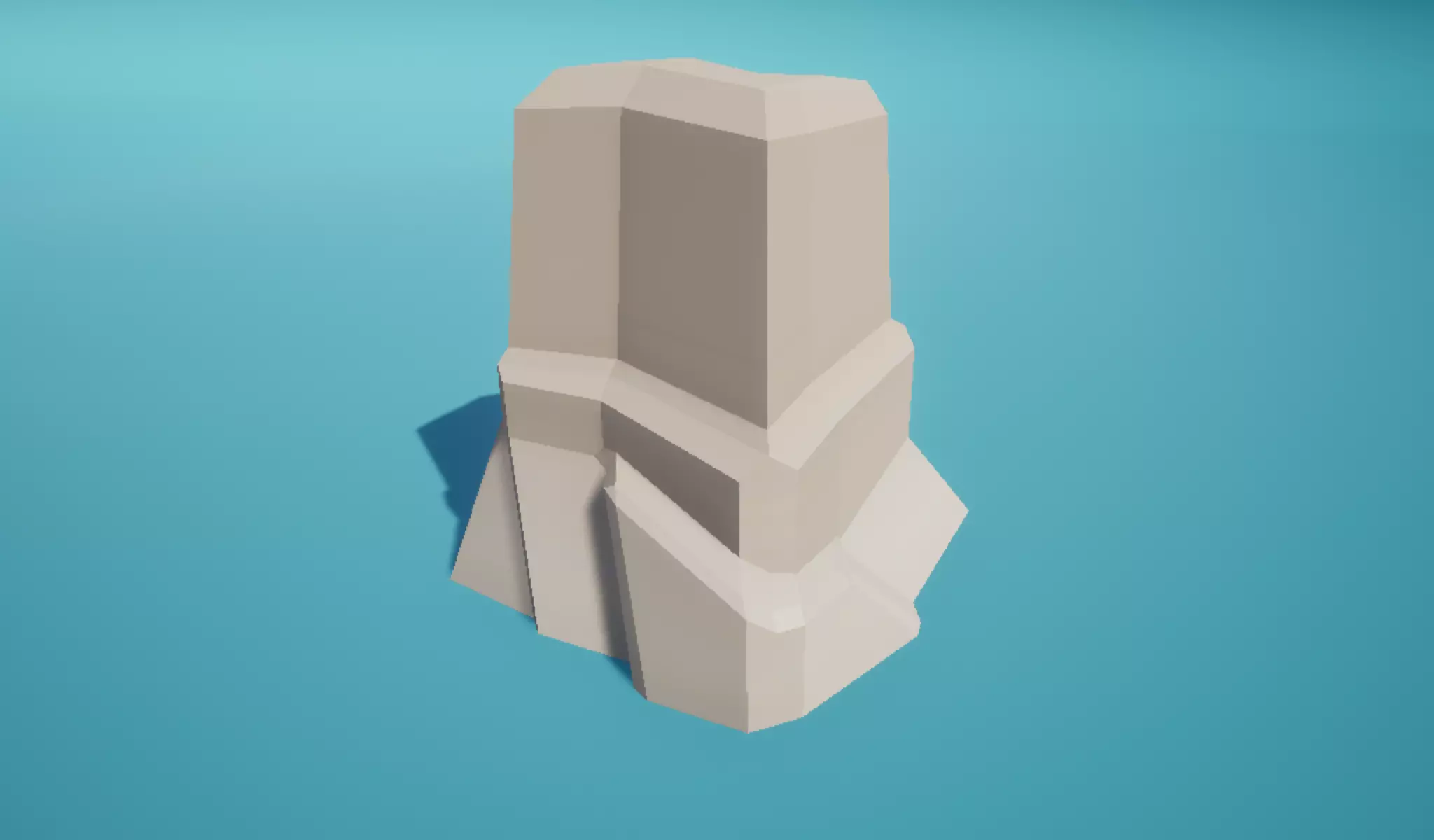 Rock1 rock Low-poly 3D model_0