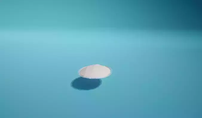 Ground Small Round Free low-poly 3D model