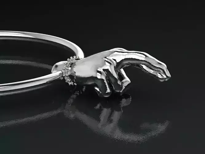 human hand pendant