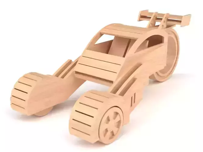 Wooden toy car 43