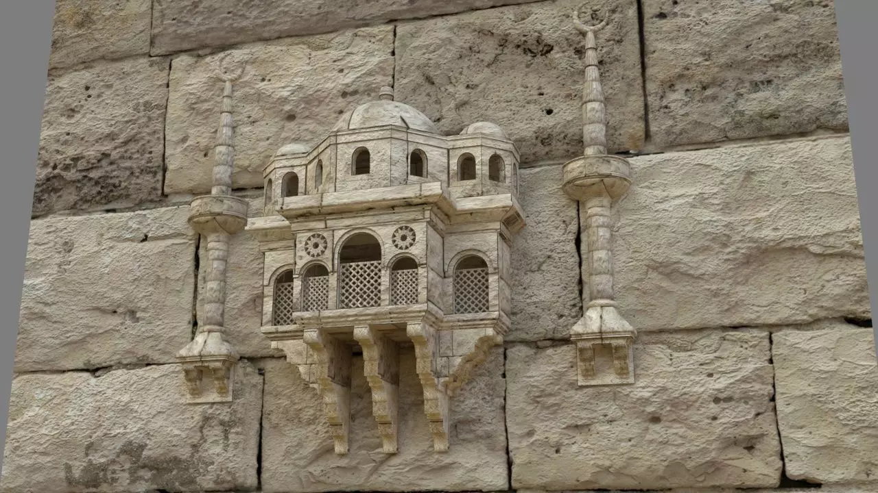 Bird Cage 2 Low-poly 3D model_0