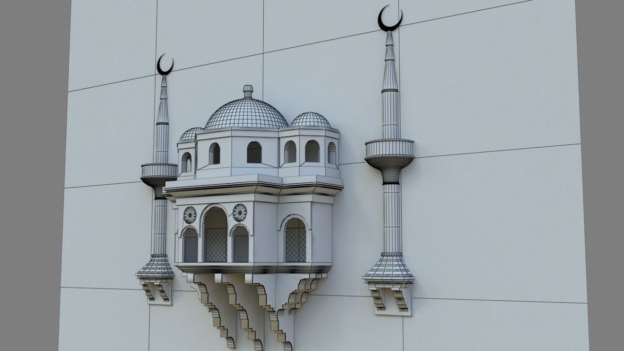 Bird Cage 2 Low-poly 3D model_5