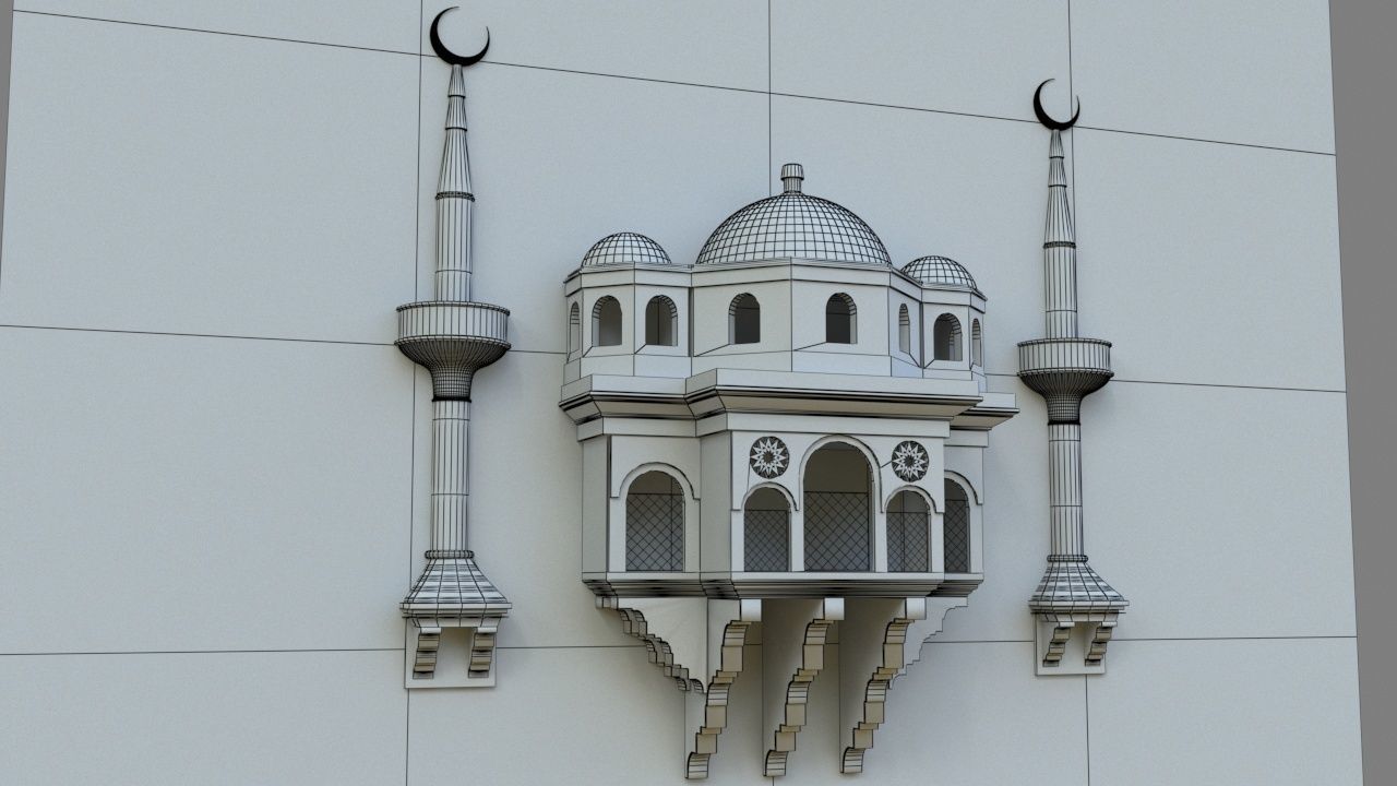 Bird Cage 2 Low-poly 3D model_4