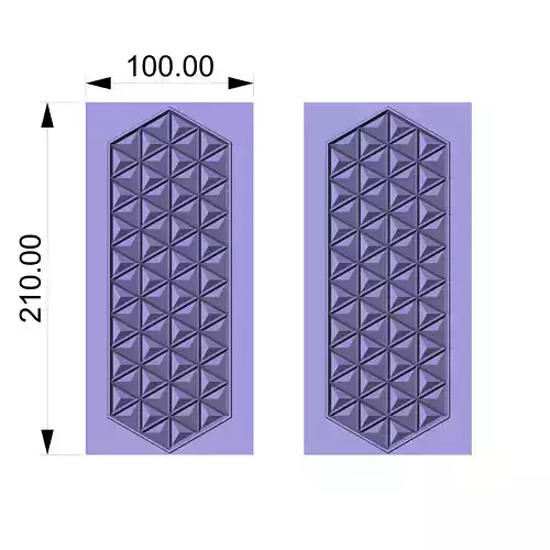 decorative engraved panel and door 004 for 3d print and cnc  3D print model
