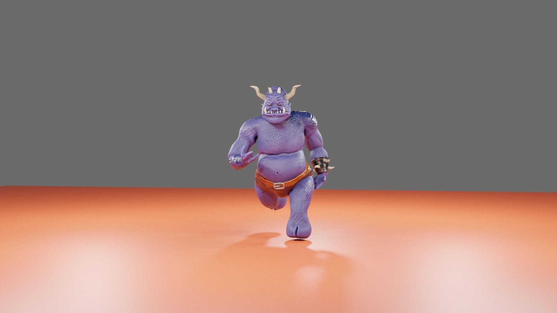OGRE LOWPOLY GAME READY  3D CHARACTER Low-poly 3D model_14