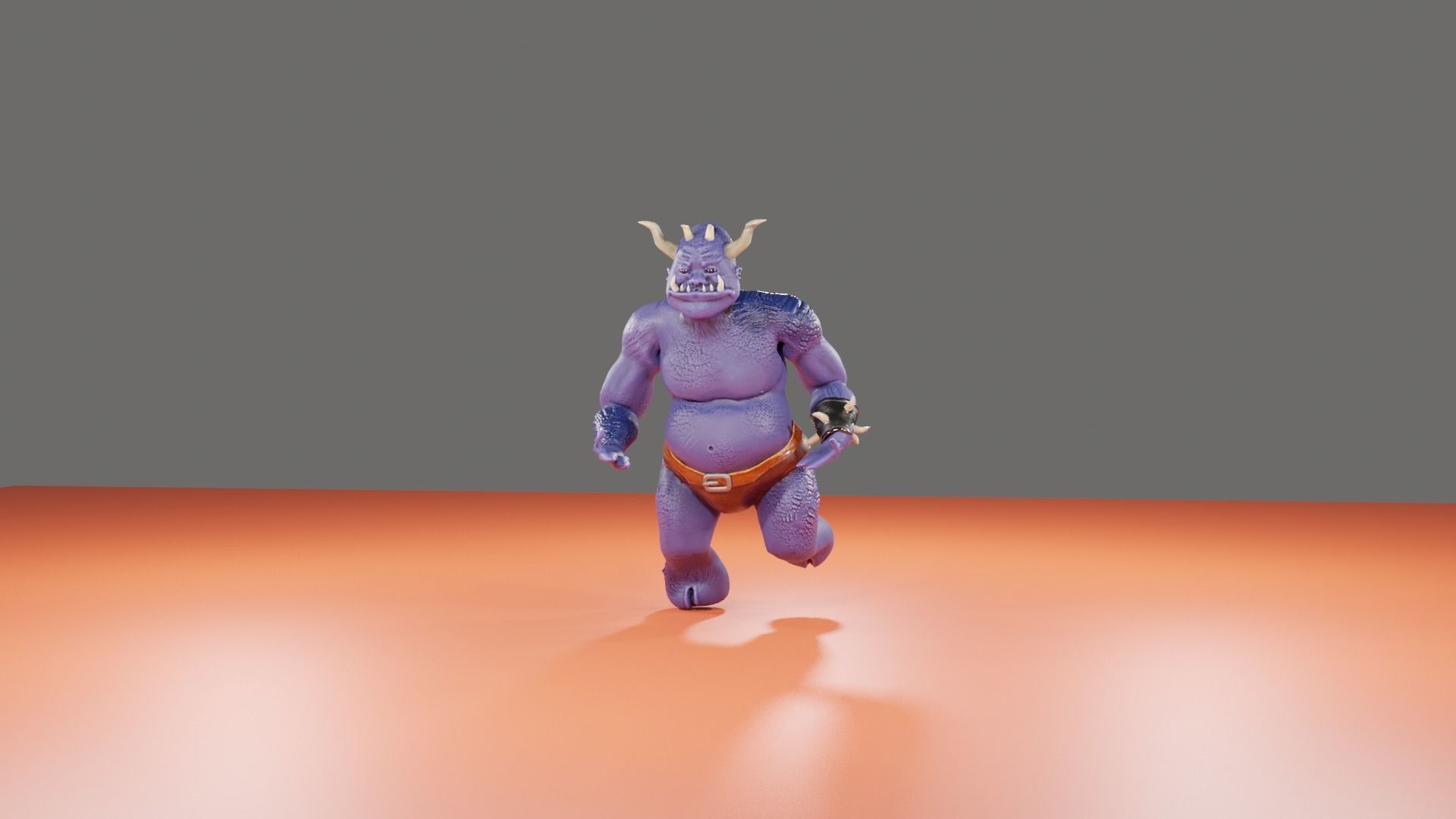 OGRE LOWPOLY GAME READY  3D CHARACTER Low-poly 3D model_15