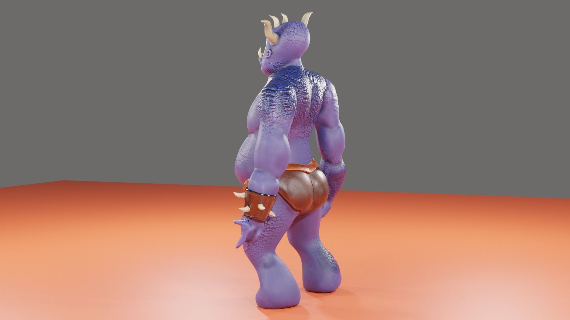 OGRE LOWPOLY GAME READY  3D CHARACTER Low-poly 3D model_13