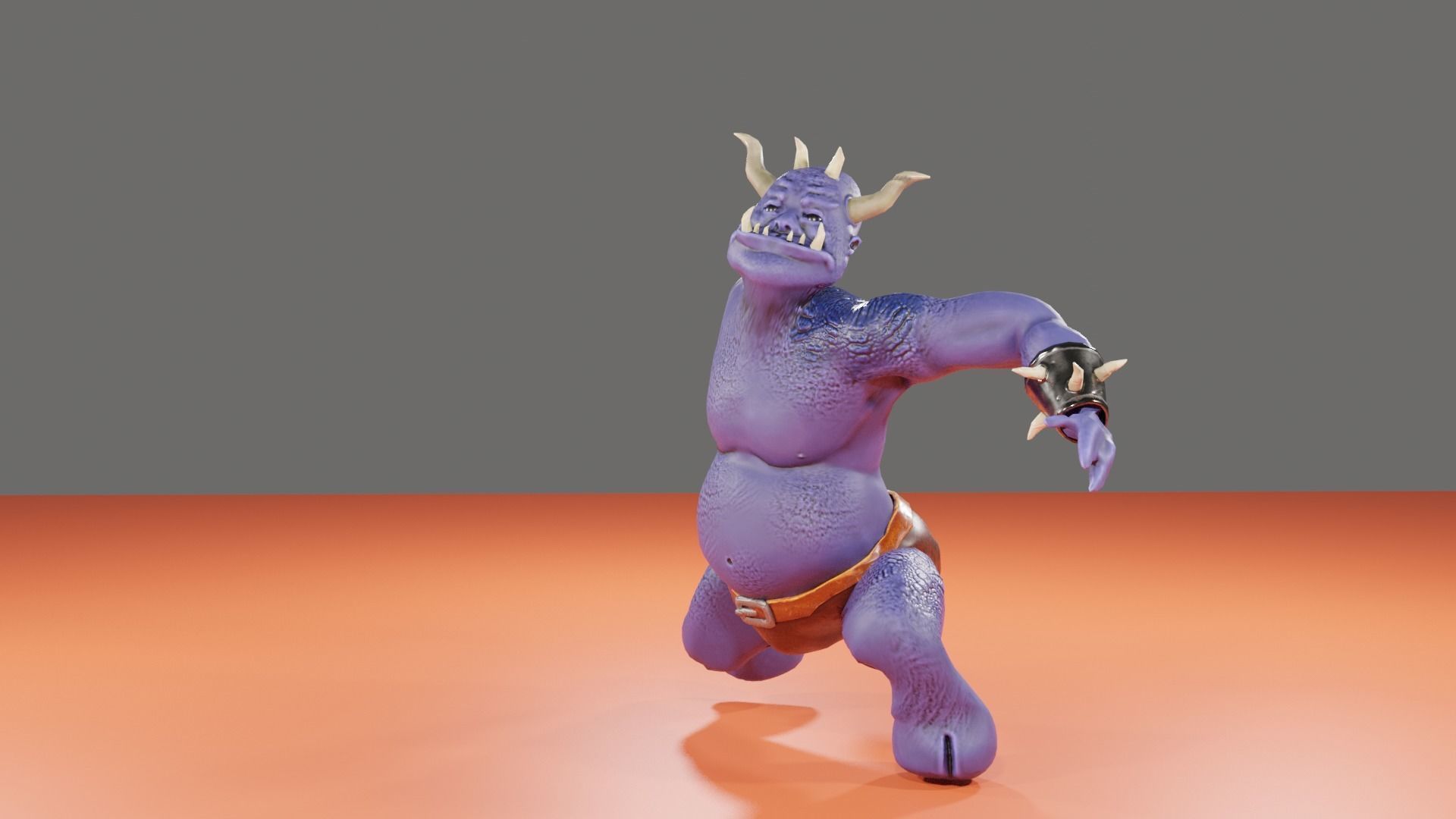 OGRE LOWPOLY GAME READY  3D CHARACTER Low-poly 3D model_16