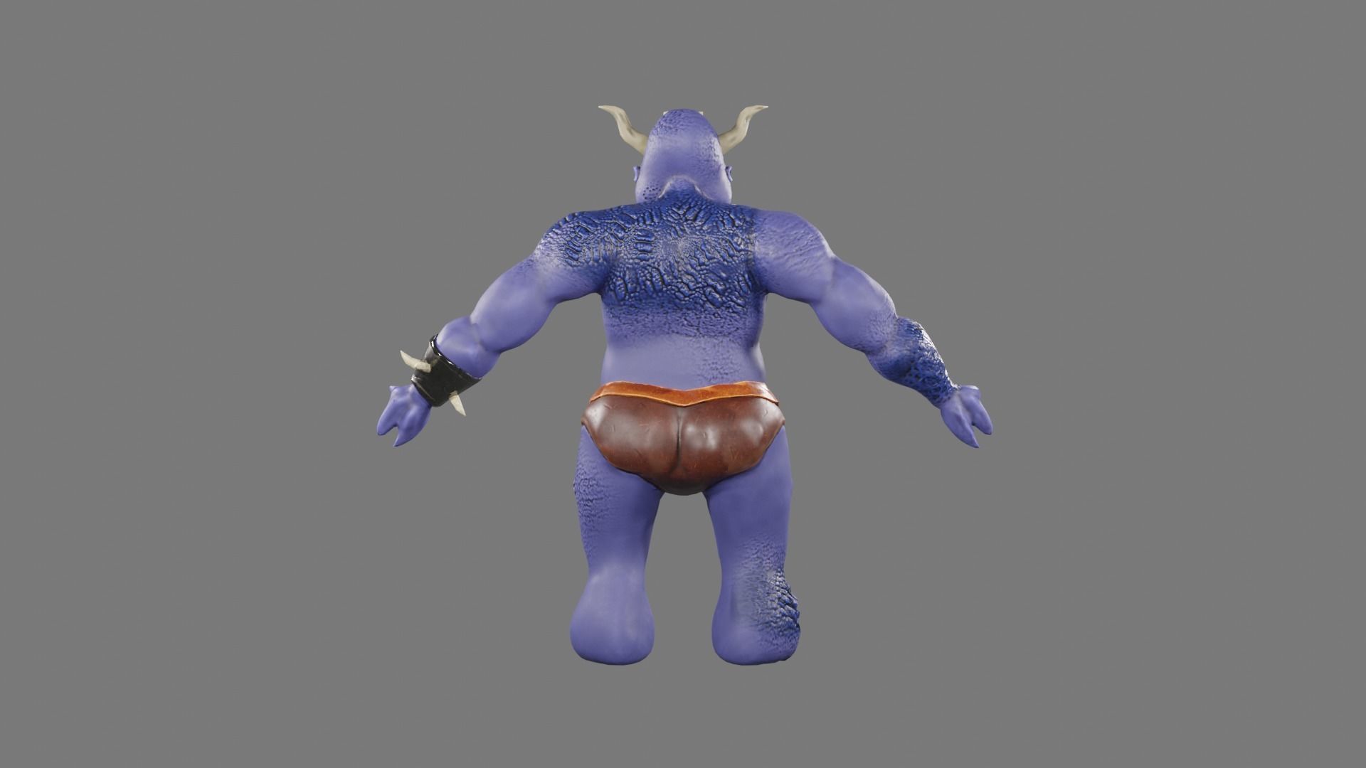 OGRE LOWPOLY GAME READY  3D CHARACTER Low-poly 3D model_5