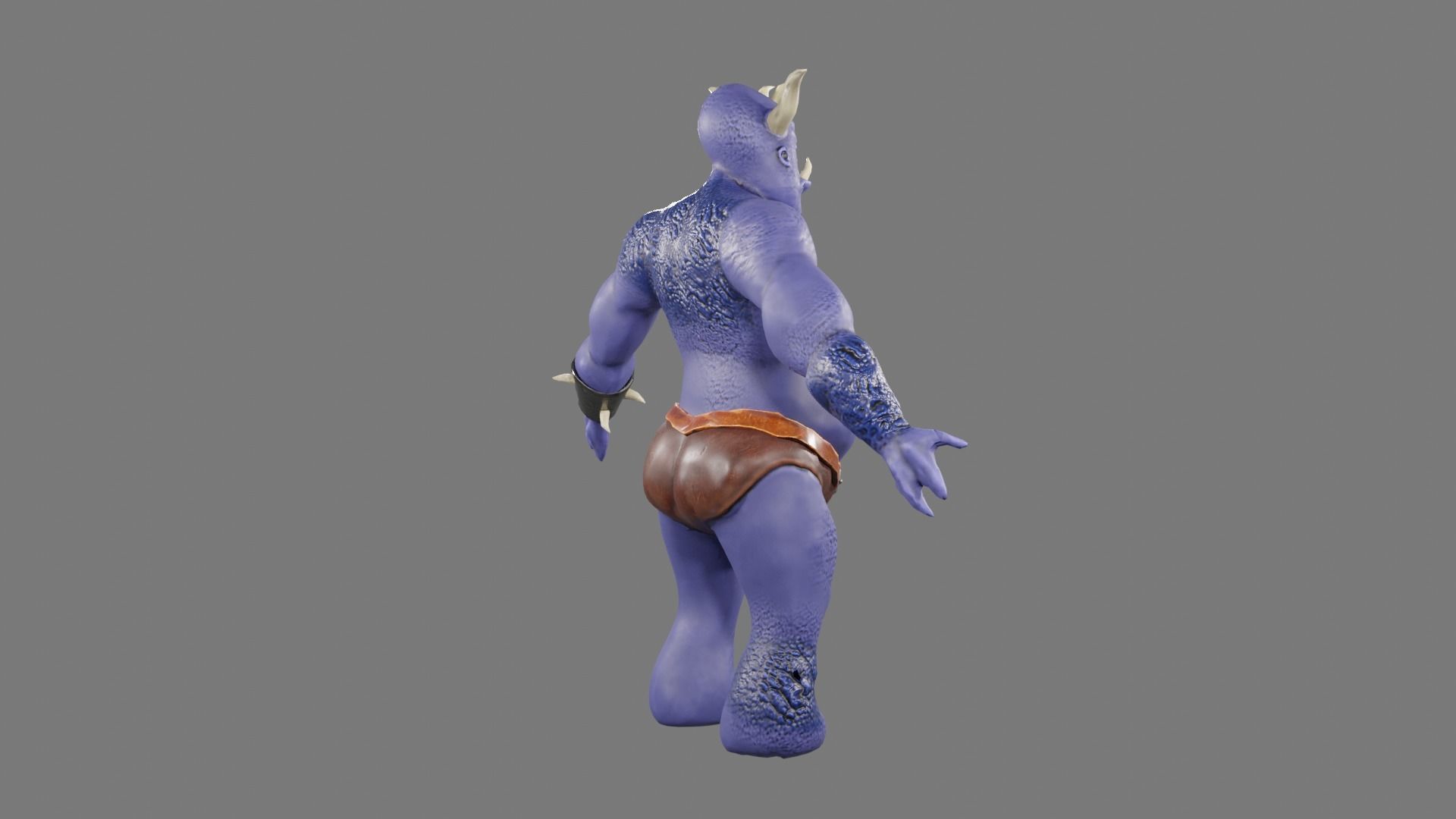 OGRE LOWPOLY GAME READY  3D CHARACTER Low-poly 3D model_4