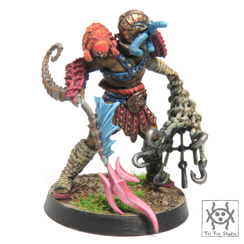 Gladiator of the Depths Retiarius 3D print model_5