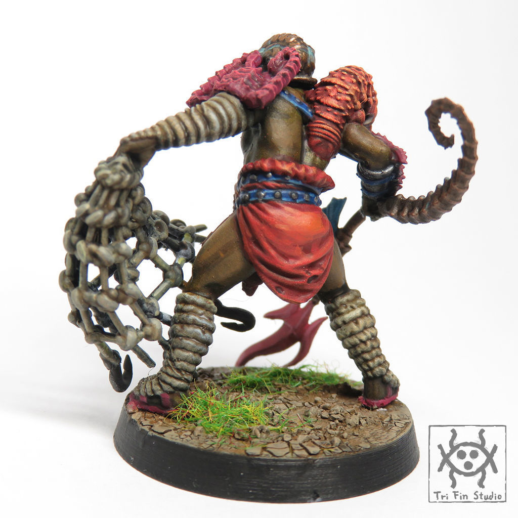 Gladiator of the Depths Retiarius 3D print model_4