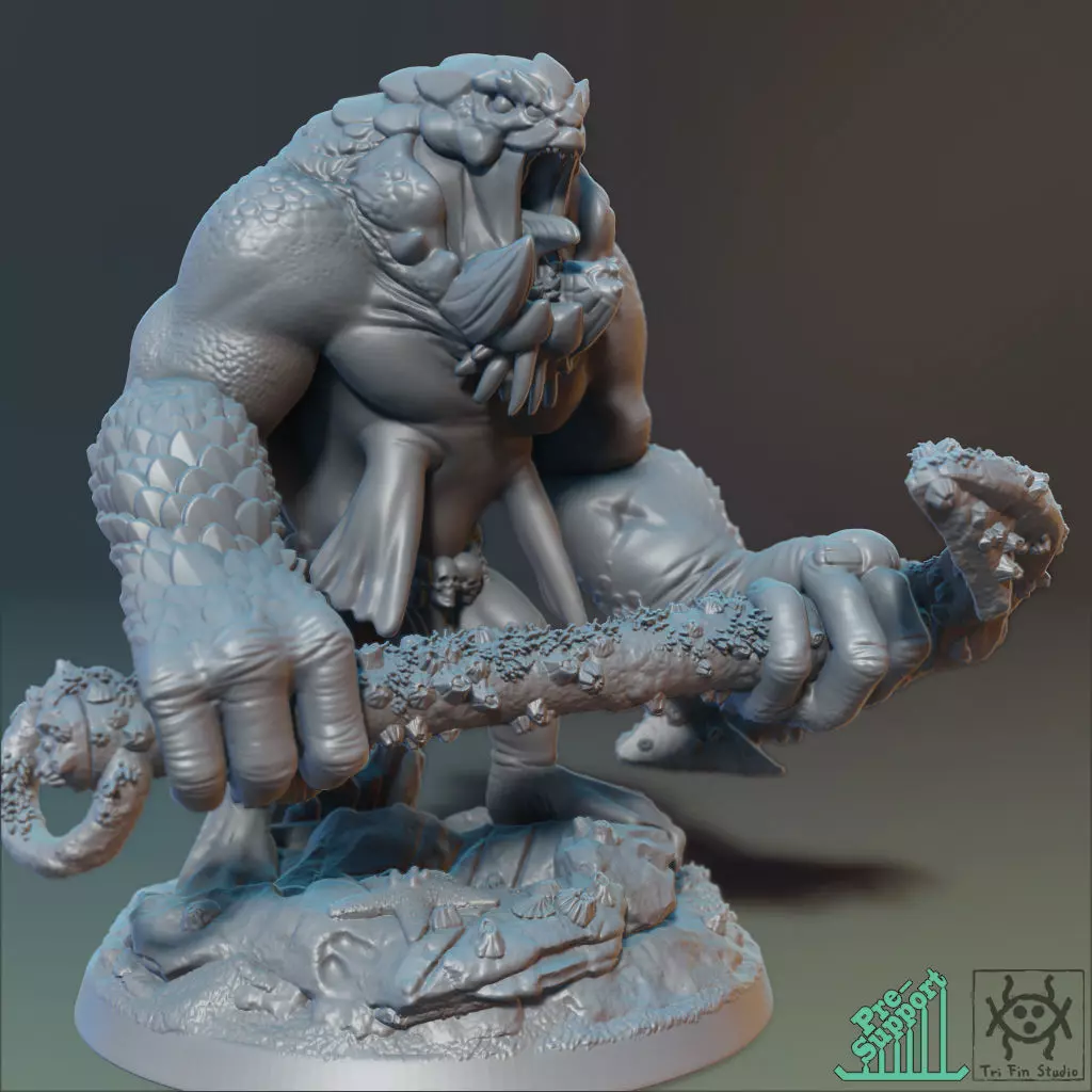 Ocean Tyrant Dunkledon 3D print model_0