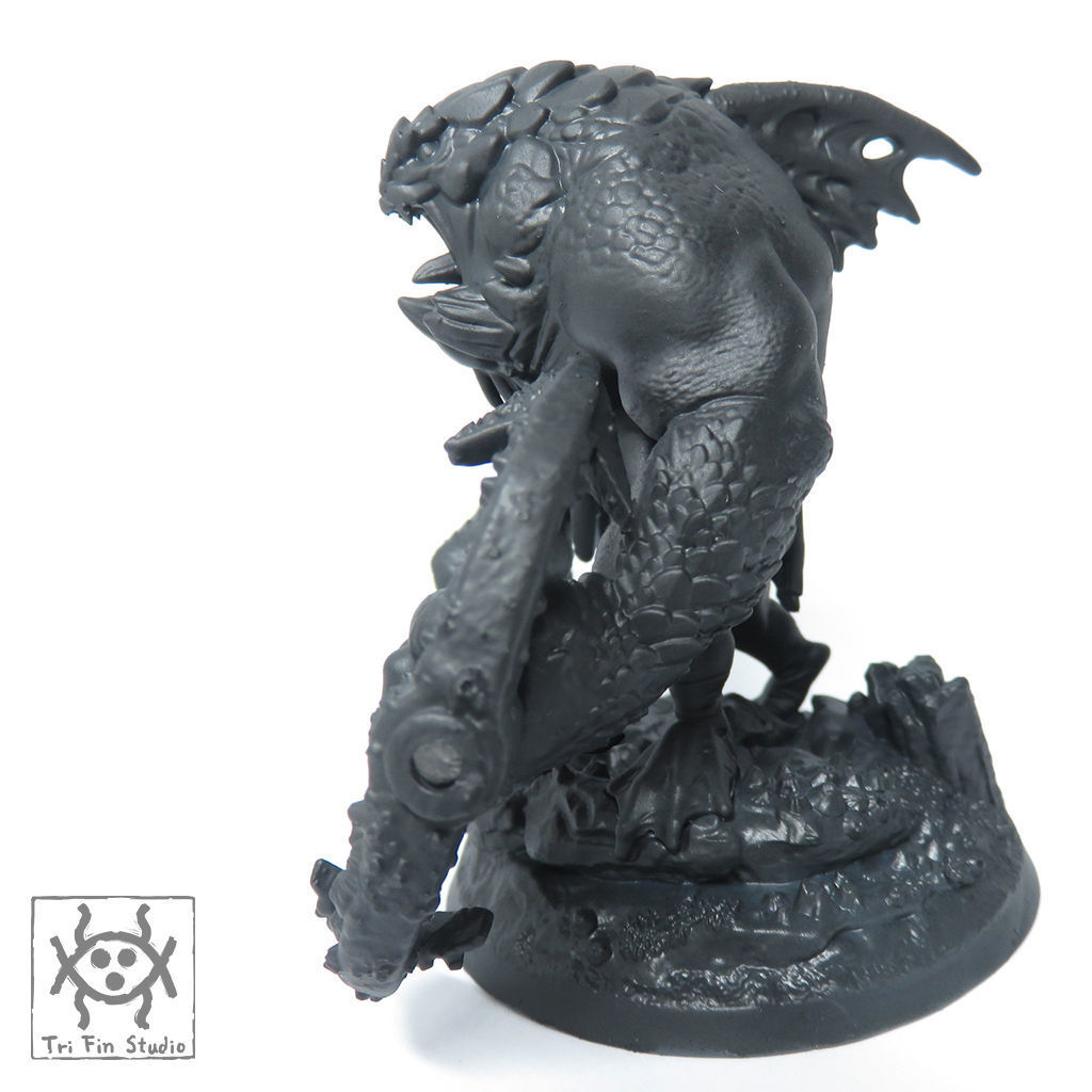 Ocean Tyrant Dunkledon 3D print model_3