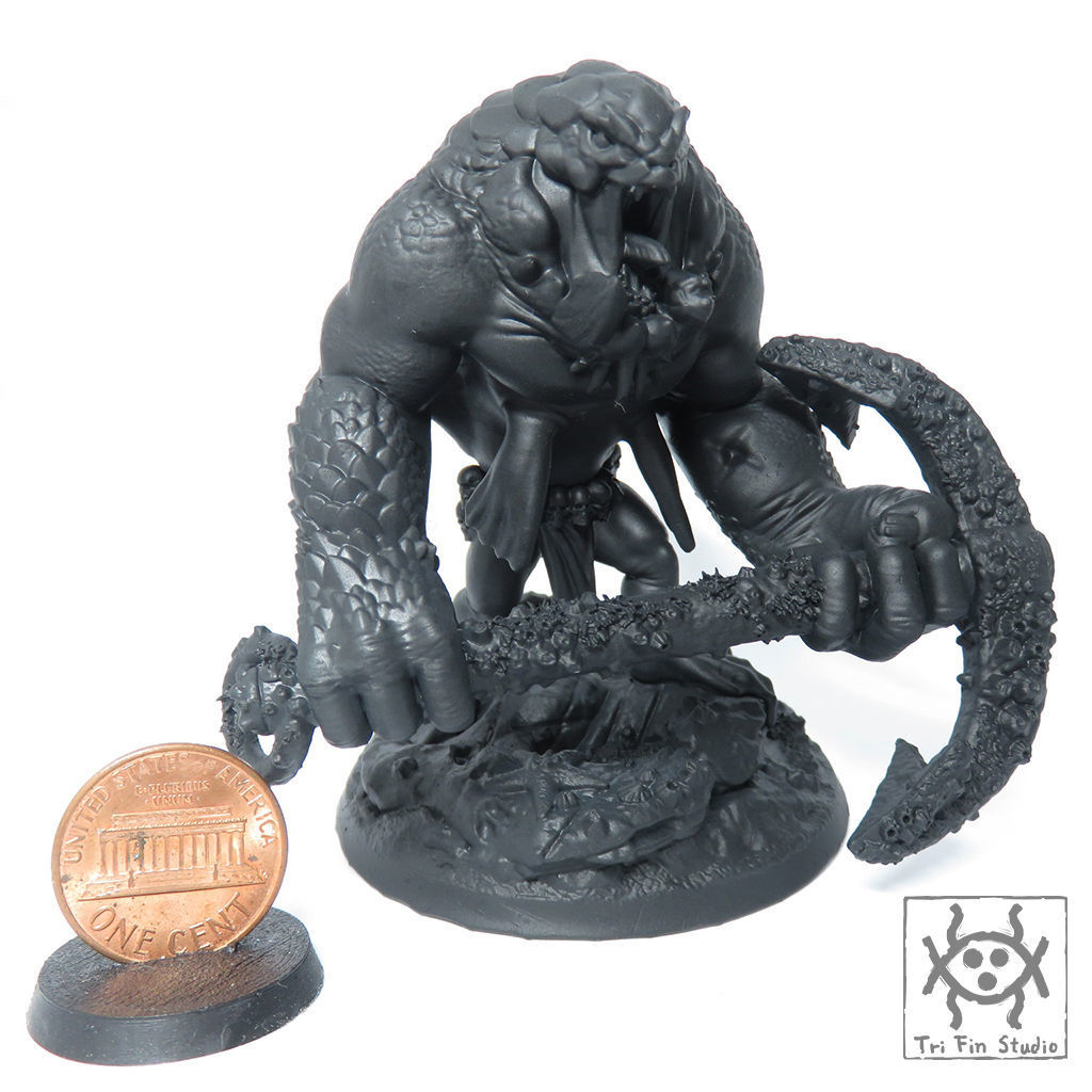 Ocean Tyrant Dunkledon 3D print model_4