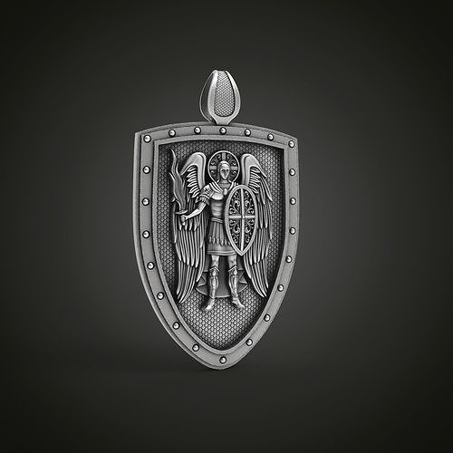 Pendant Archangel Michael 3D print model