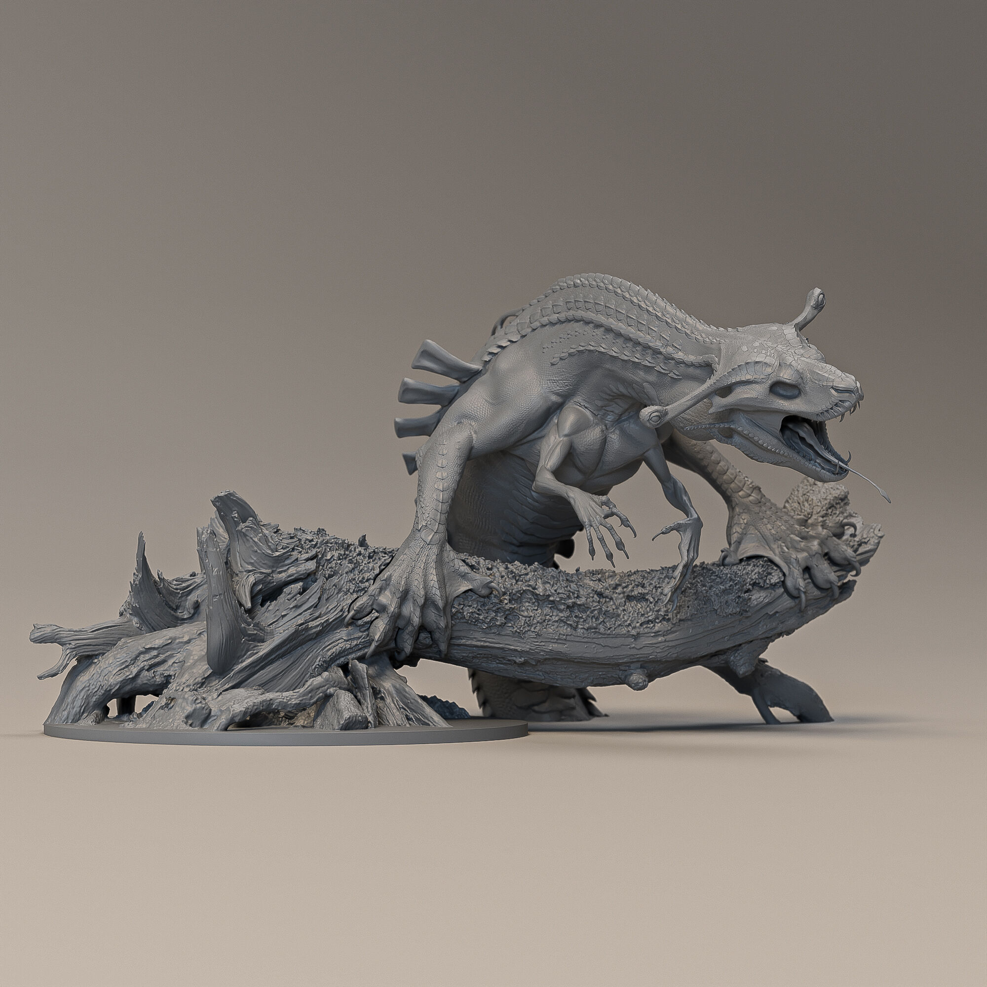 Swamp Monster 3D print model_2