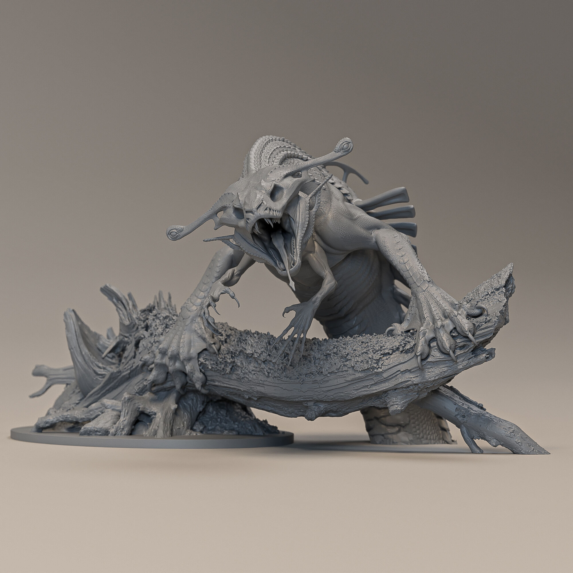 Swamp Monster 3D print model_1