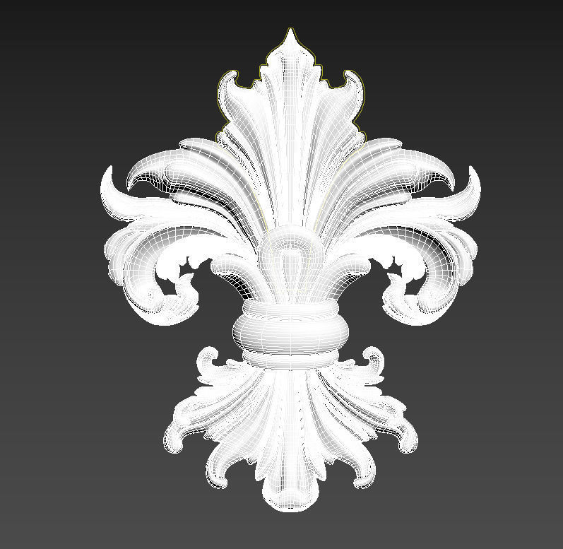 Royal Lily 3D print model_2