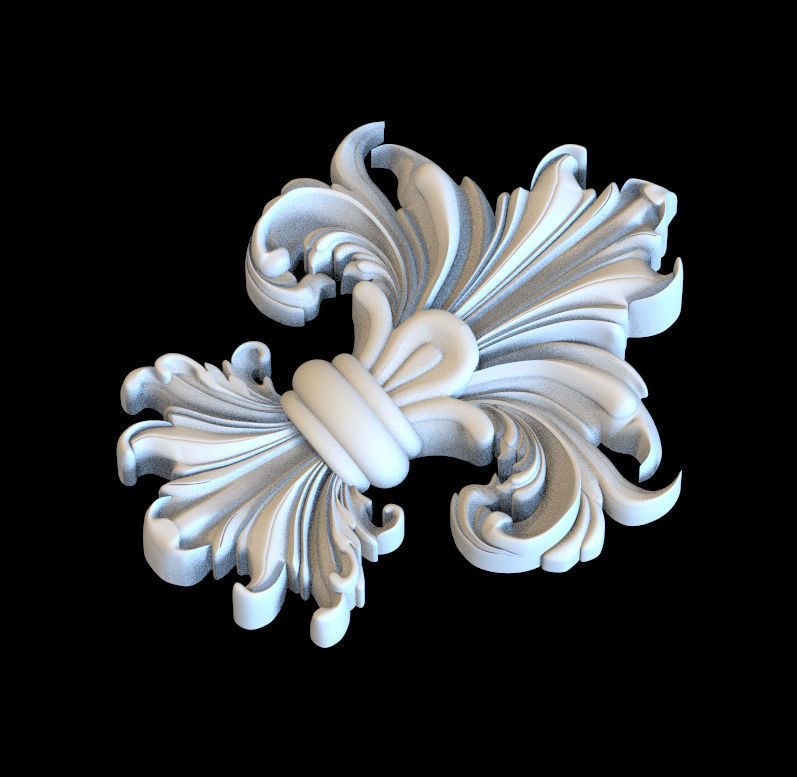 Royal Lily 3D print model_3