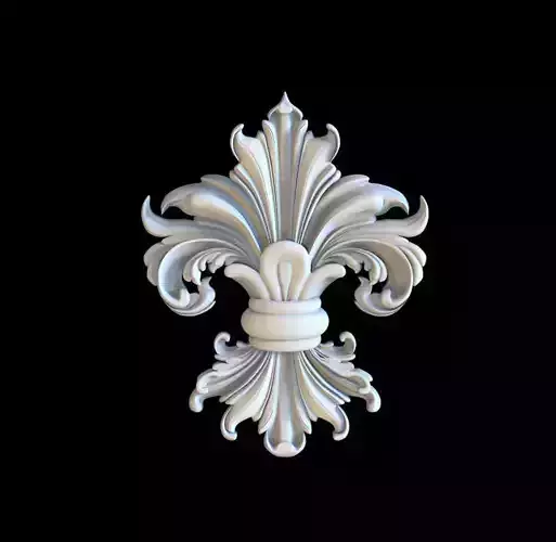 Royal Lily 3D print model