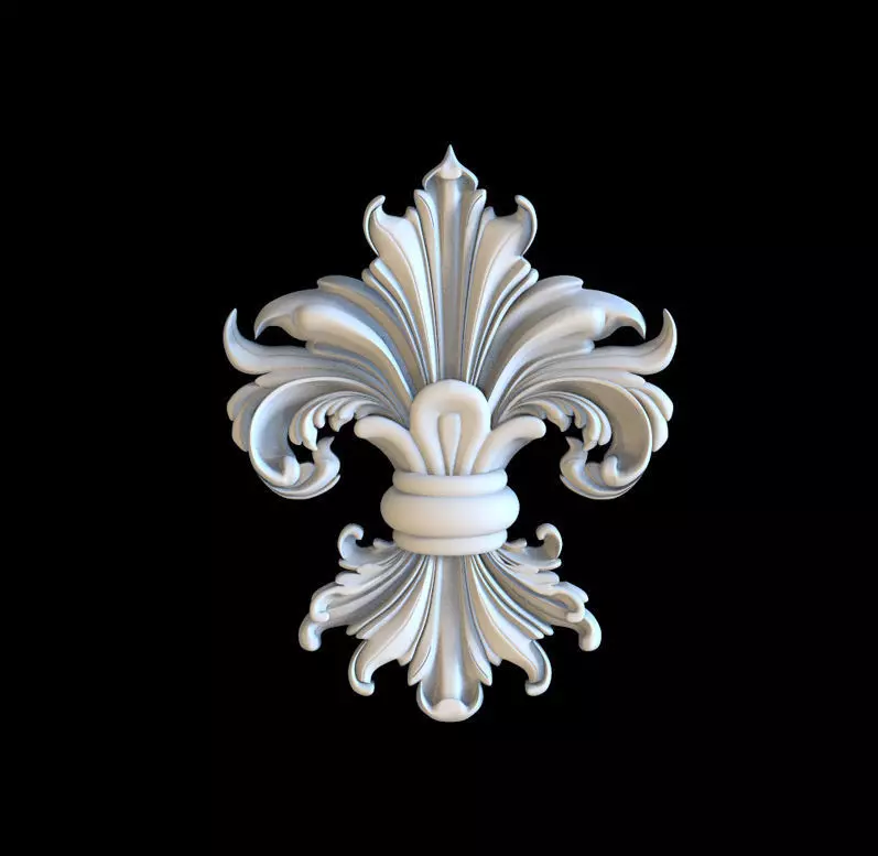 Royal Lily 3D print model_0