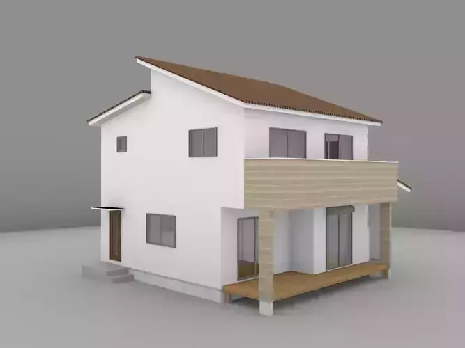 House model for background 52