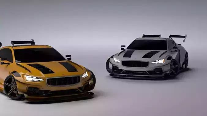 nfs polestar 1 3D model nfs polestar 1 3D model
