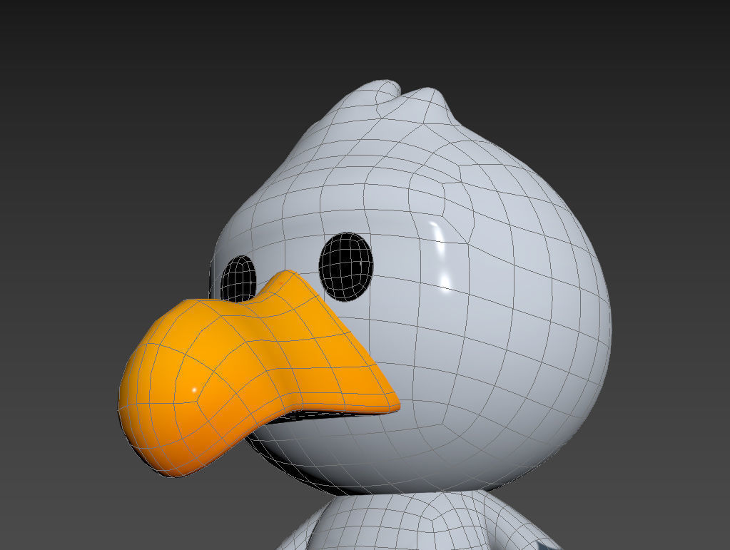 Character064 Seagull 3D model_21