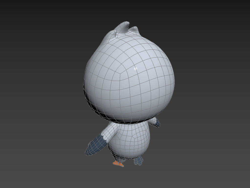 Character064 Seagull 3D model_19