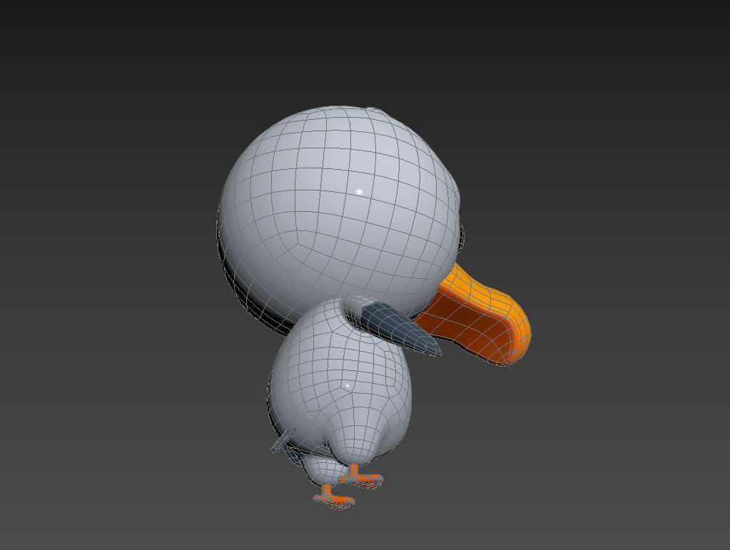 Character064 Seagull 3D model_17