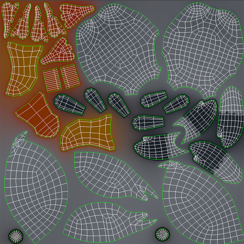 Character064 Seagull 3D model_24