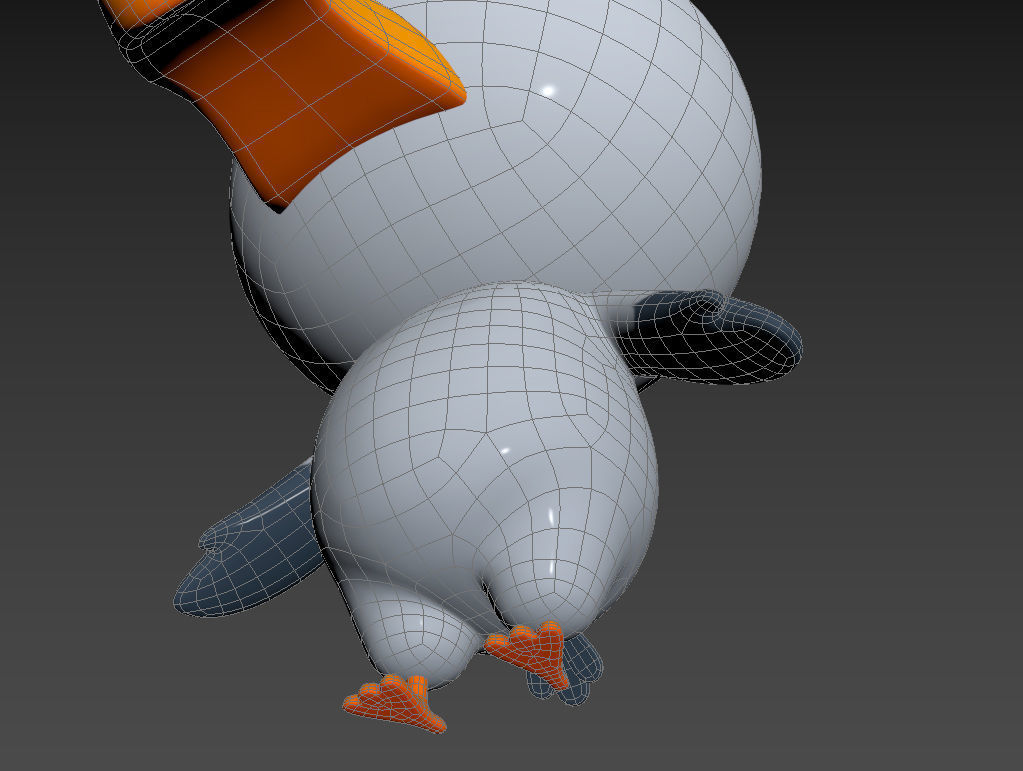 Character064 Seagull 3D model_22