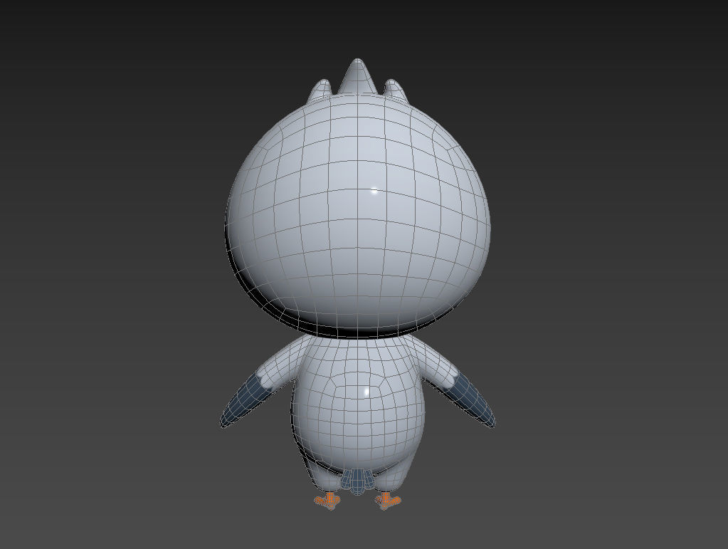 Character064 Seagull 3D model_18