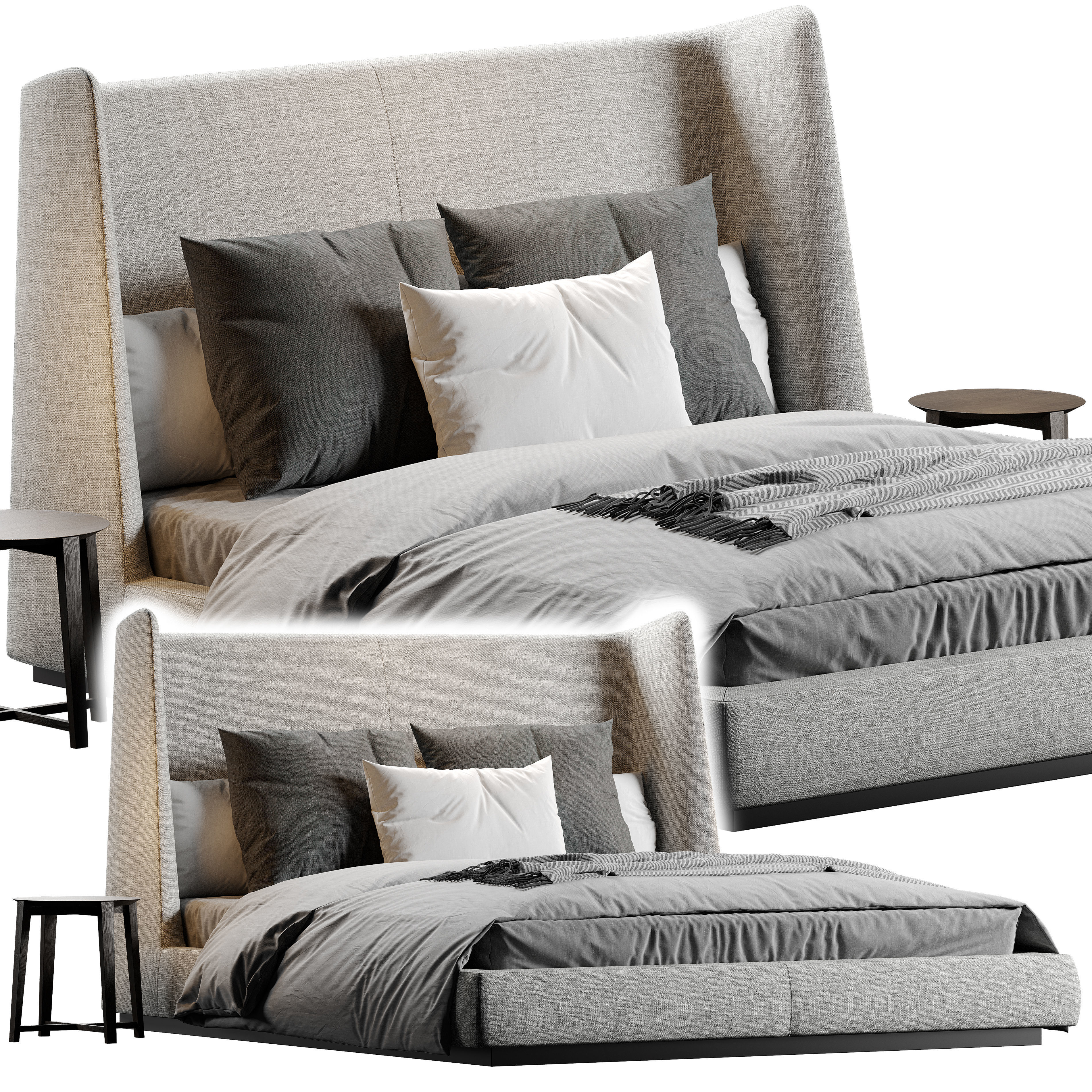 flexform Midnight 3D model_1