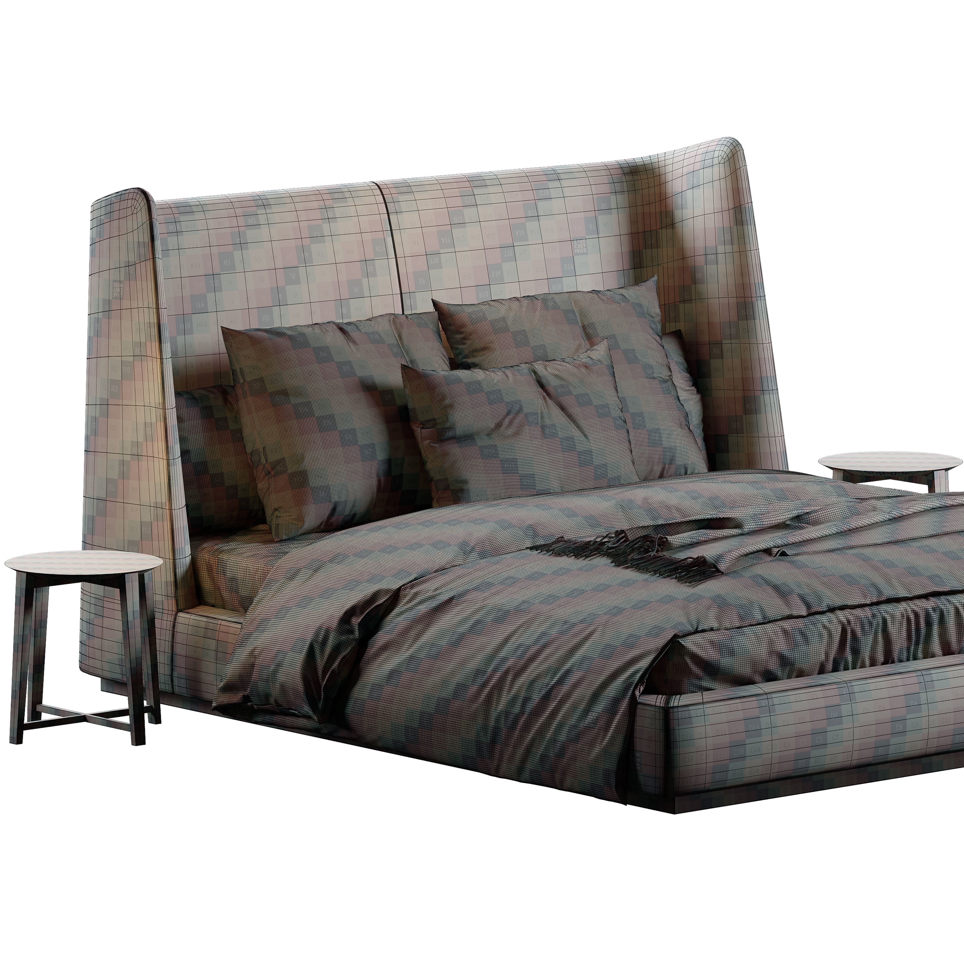 flexform Midnight 3D model_4