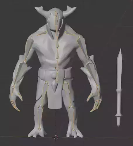 Dota 2 - Radiant melee creep with armature