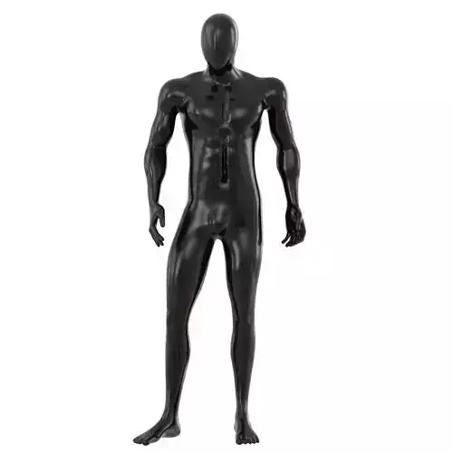 Abstract black mannequin 74
