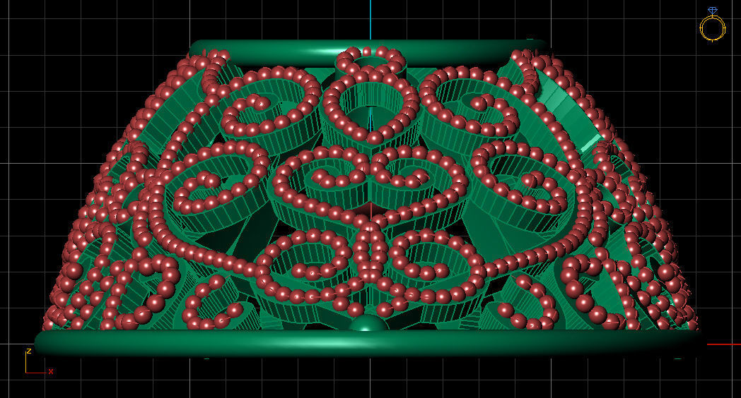 GOLD PENDANT 3D print model_4