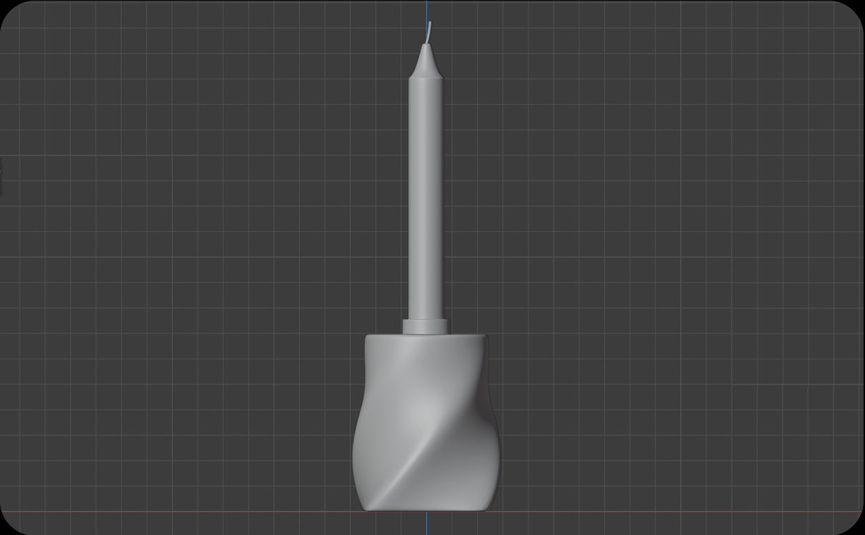 Candle Holder Design stl file for 3d printing 3D print model_10
