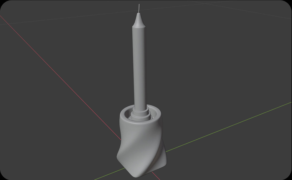 Candle Holder Design stl file for 3d printing 3D print model_11