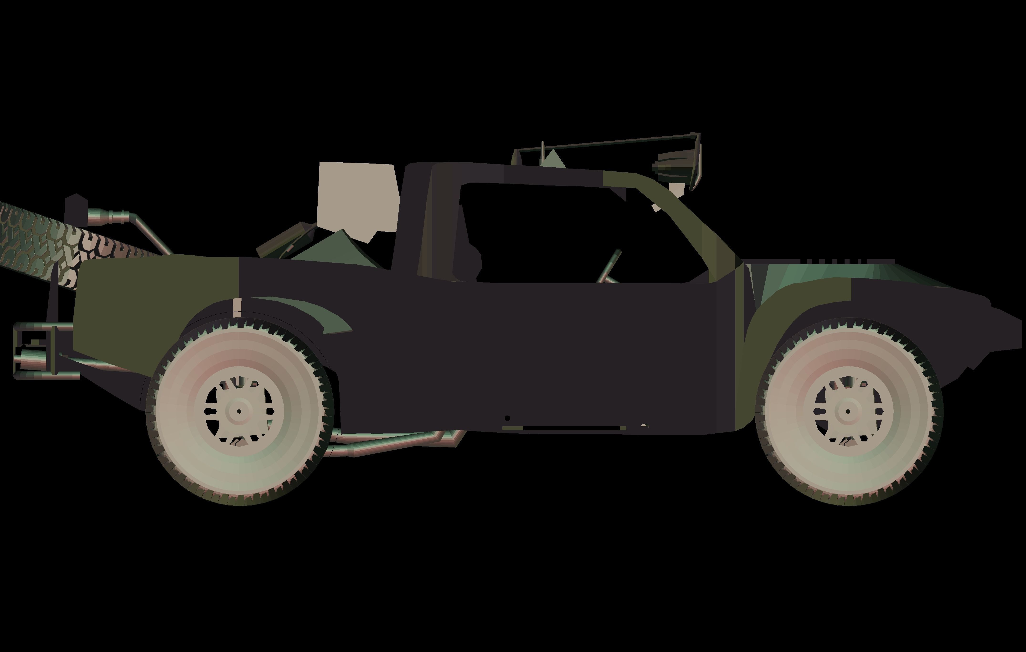 trophy truck Free 3D model_17