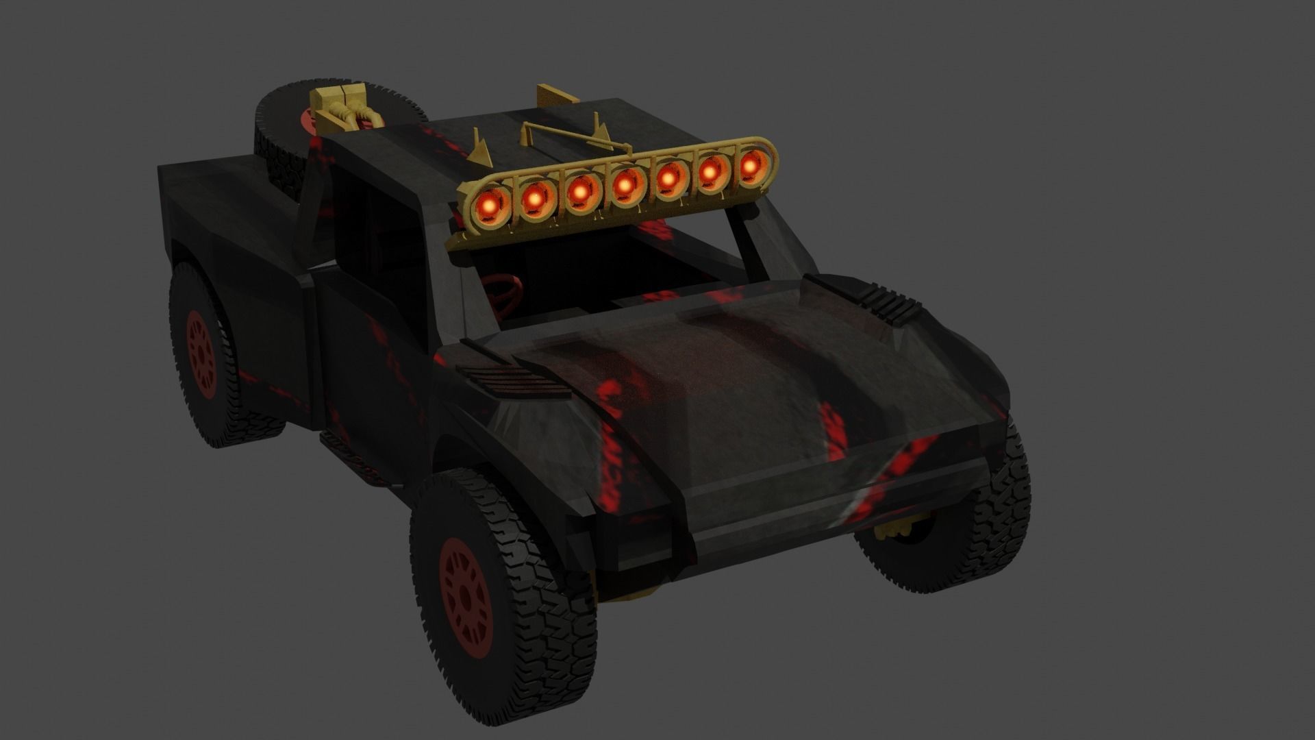 trophy truck Free 3D model_1