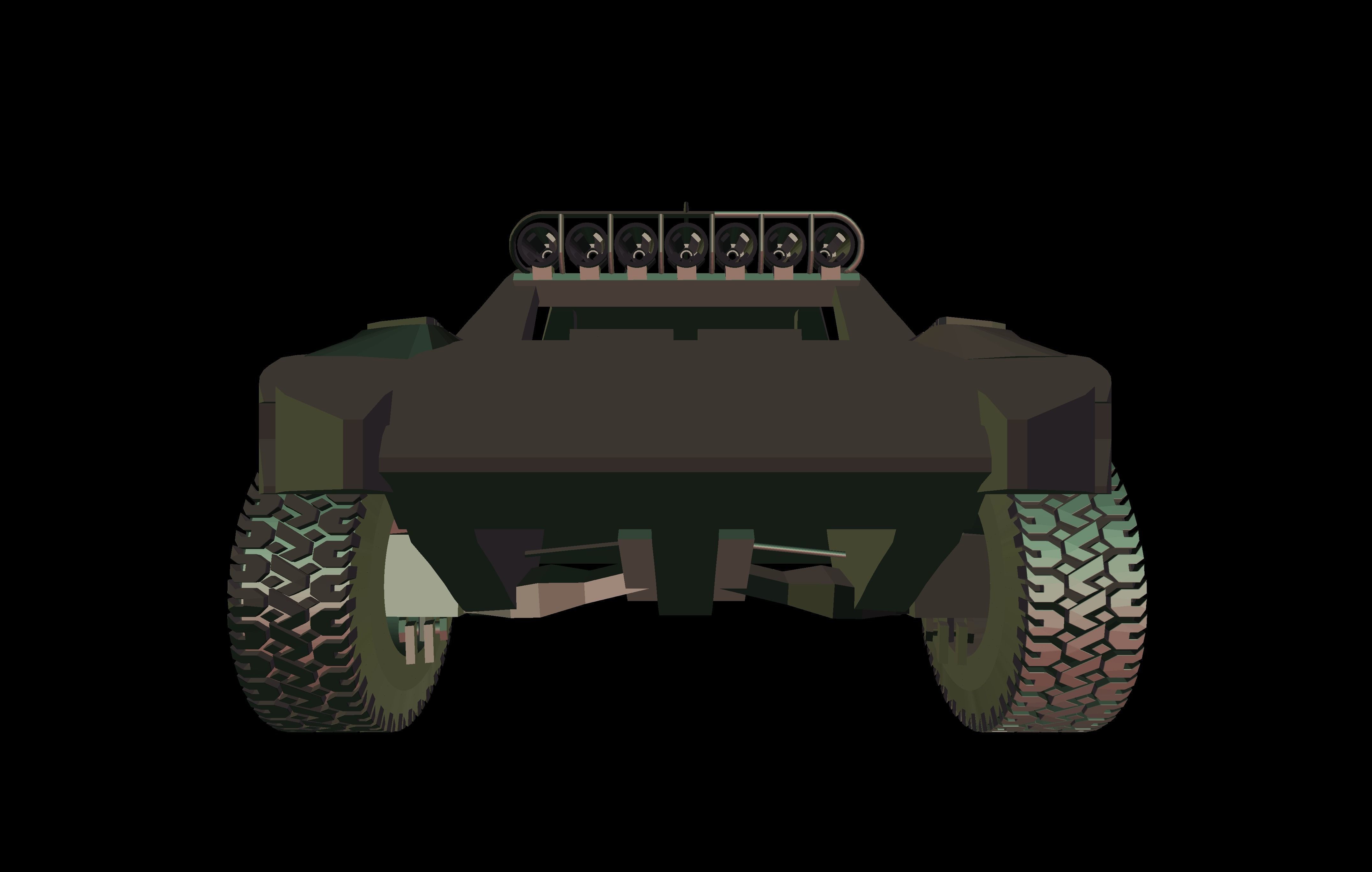 trophy truck Free 3D model_6